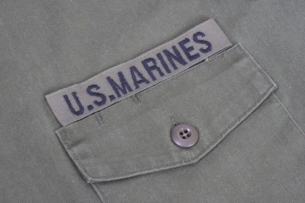 Ons mariniers uniforme periode van de oorlog in vietnam — Stockfoto