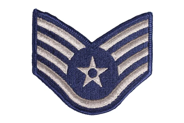 Us air force sergeant rank patch — Stock Photo, Image