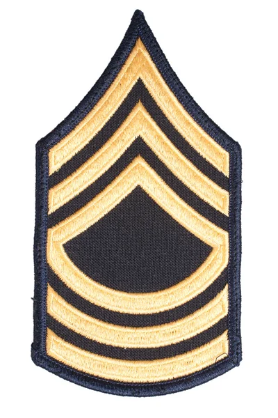 Sergente dell'esercito patch rango — Foto Stock