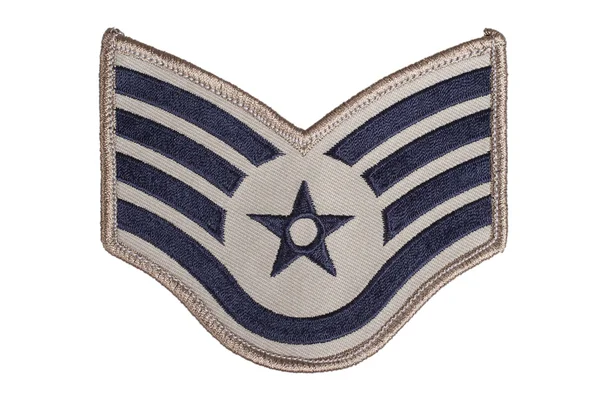 Noi sergente dell'aeronautica patch rango — Foto Stock