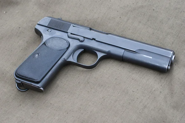 Gamla browning hand pistol — Stockfoto
