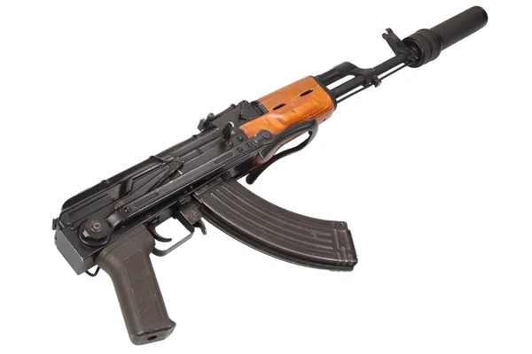 Kalashnikov AK47 with silencer — Stock Photo, Image