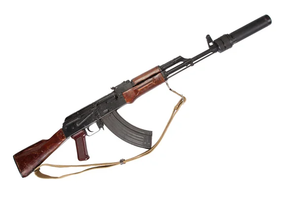 Kalashnikov con silenciador —  Fotos de Stock