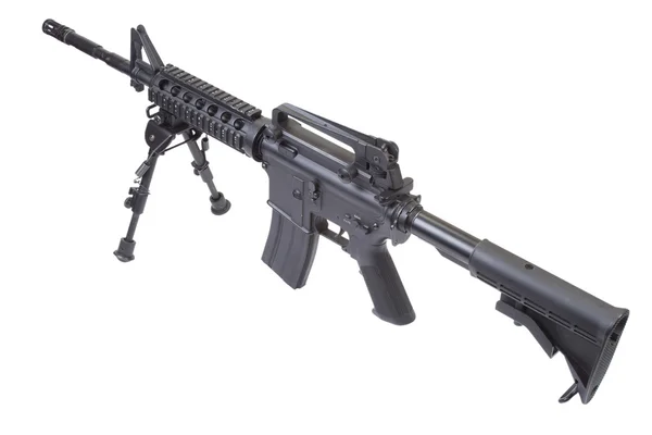 Assault rifle with bipod — Stock Photo, Image