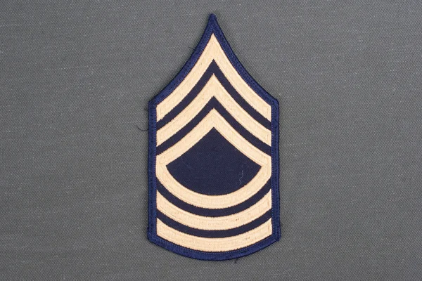Noi esercito uniforme sergente rango patch — Foto Stock