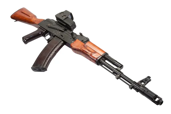 Kalashnikov AK fucile d'assalto con ottica — Foto Stock