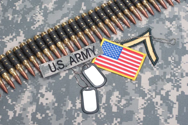 Армия США концепция камуфляжной формы — стоковое фото