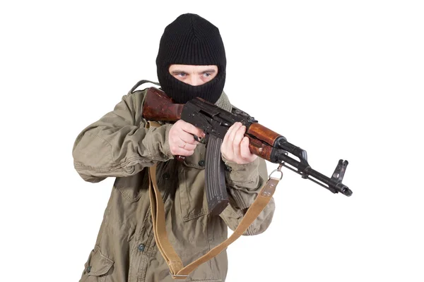 Terrorist schieten — Stockfoto