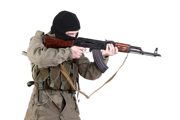 Terrorist schieten — Stockfoto