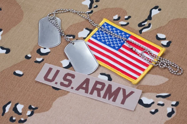 US AIR FORCE concept with dog tags — Stock Photo, Image