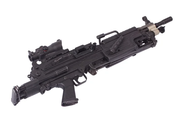 Moderno M249 noi mitragliatrice militare — Foto Stock