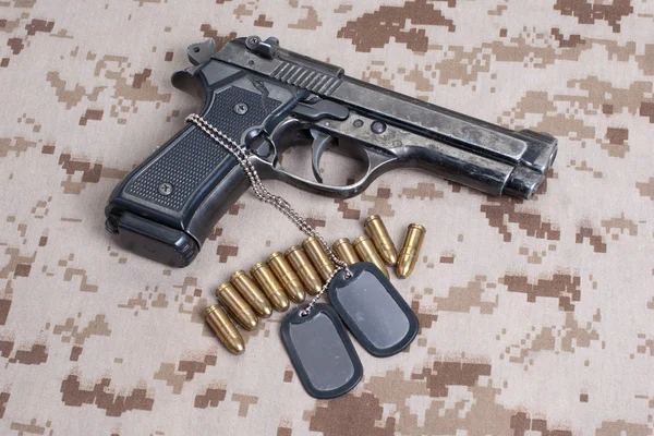 Beretta hand gun — Stock Photo, Image