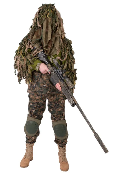 Sniper camouflé — Photo