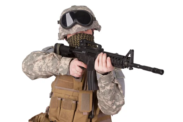 Amerikanska armén infantryman — Stockfoto