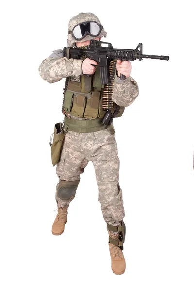 Amerikanska armén infantryman — Stockfoto