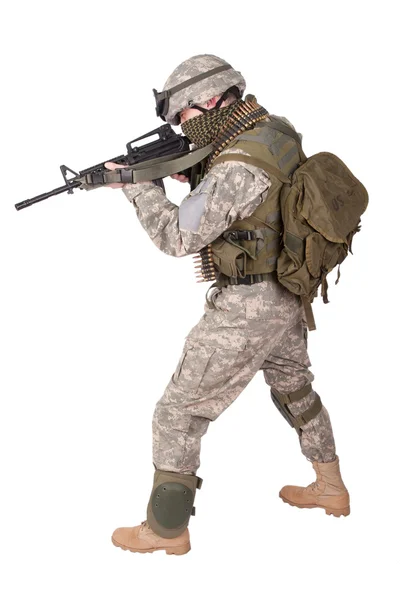 Amerikanska armén infantryman — Stockfoto