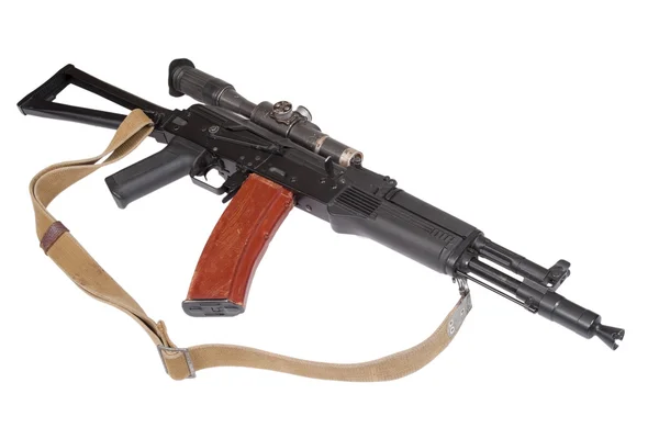 Ak105 karabin szturmowy z celownika optycznego — Zdjęcie stockowe