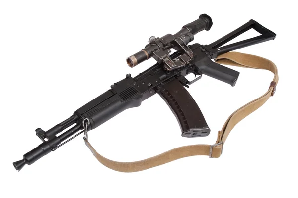 Assault rifle ak105 optikai látvány — Stock Fotó