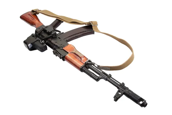 Kalachnikov AK fusil d'assaut avec visée optique — Photo