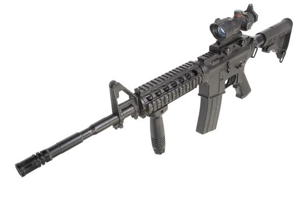 US Army carbine with silencer — Stock Photo, Image