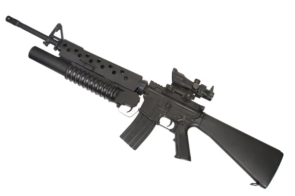 M16 gevär med en m203 granatkastare — Stockfoto