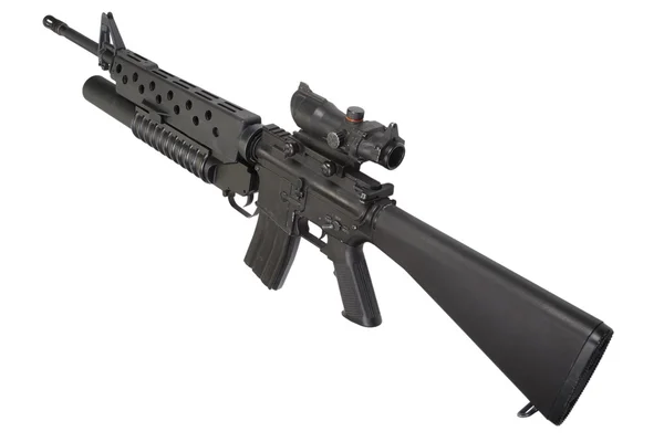 M16 rifle with M203 launcher — Stock Photo, Image