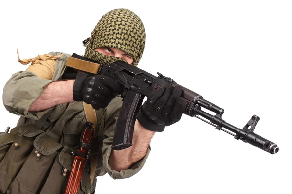 Mercenario con AK 47 —  Fotos de Stock