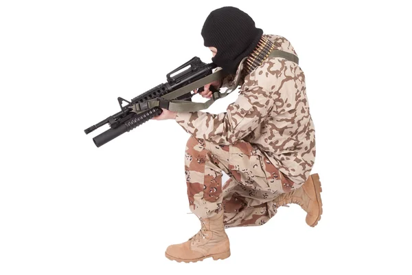 M4 カービン銃を持つ兵士 — ストック写真