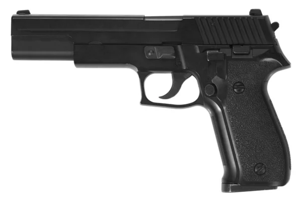 Pistola Mano P226 Isolata Bianco Immagine Stock