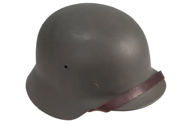 Duitse Nazi Leger Stalen Helm Tweede Wereldoorlog 1933 1945 Geïsoleerd — Stockfoto