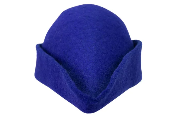 Blue Bycocket Bycoket Hat Fashionable Both Men Women Western Europe — 图库照片