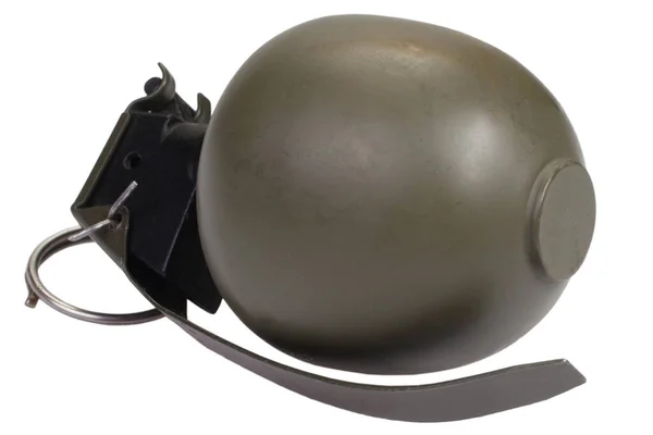 Army Hand Frag Grenade Vietnam War Period Isolated White Background — Foto Stock