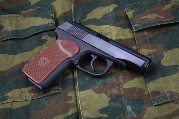 Makarov Walther Pistol Pistolet Makarova Lit Makarov Pistol Soviet Semi — Stock fotografie
