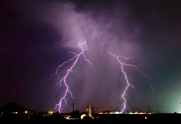 Арізона Monsoon блискавка 2012d Ліцензійні Стокові Фото