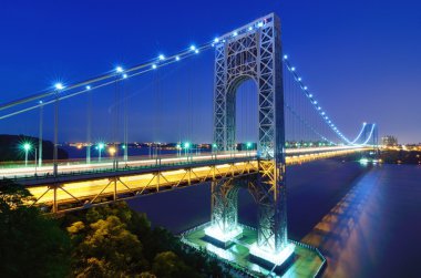 George washington Köprüsü'nde new York'ta