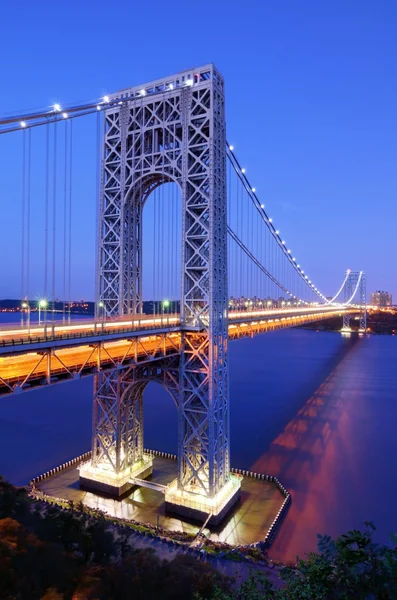 Orge washington bridge in new york — Stockfoto