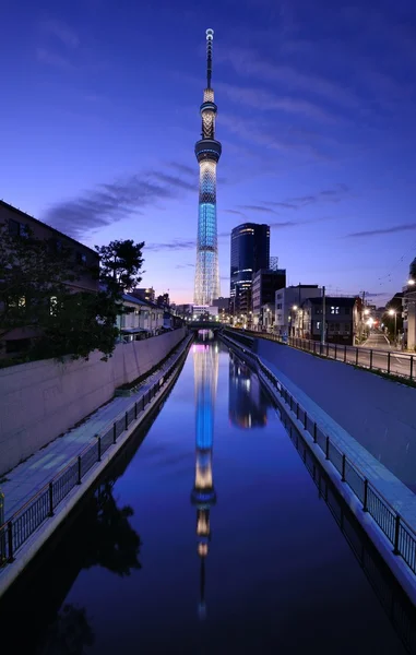 Tokyjskou sky tree — Stock fotografie