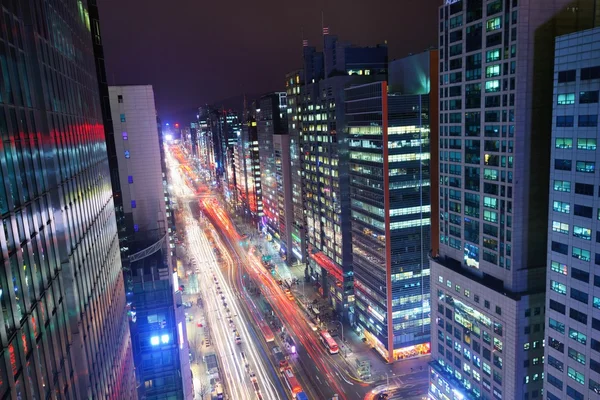 Seoul gangnam distrikt — Stockfoto