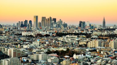 Shinjuku alacakaranlıkta
