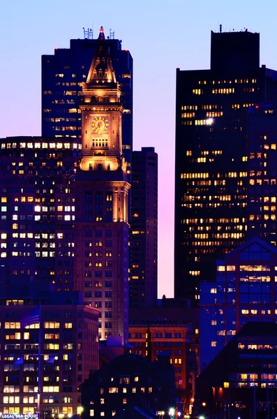 Panorama z Bostonu, massachusetts — Stock fotografie