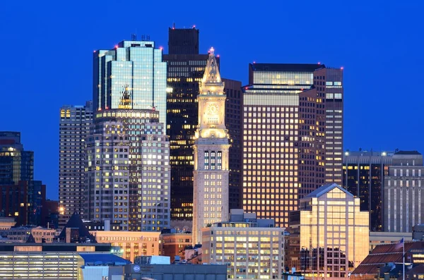 Skyline van boston, massachusetts — Stockfoto