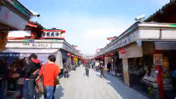 Świątynia Asakusa w Tokio — Wideo stockowe