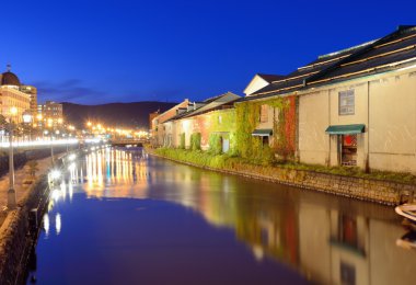 Otaru Canals of Japan clipart