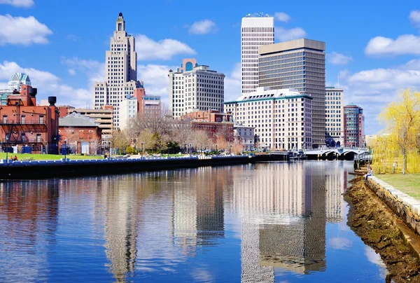 Voorzienigheid, rhode island skyline — Stockfoto