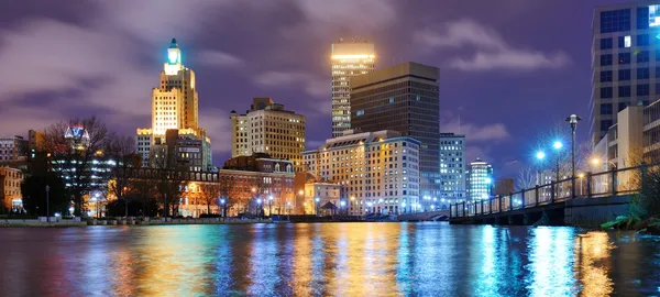 Providence, rhode island panoramę — Zdjęcie stockowe