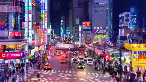 Shinjuku, Tokio, Time Lapse — Vídeos de Stock