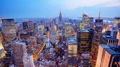 Letecký pohled na panorama New Yorku