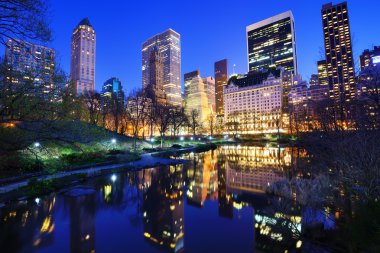 gece Central Park'ta