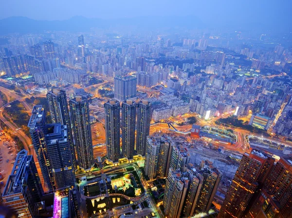 Kowloon, Hong Kong Cityscape — Stok fotoğraf