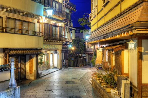 Hot Springs Resort Town Shibu Onsen — Stock Photo, Image